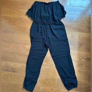 Aerie strapless jumpsuit